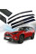Дефлектори вікон вітровики Benke для Toyota Rav 4 2018- (Premium Гнучкі Широкі)
