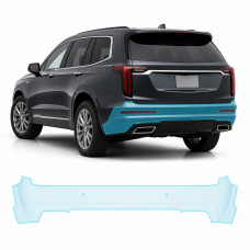 Антигравийная защитная бронепленка по лекалам для Cadillac XT6 I 2019- задний бампер