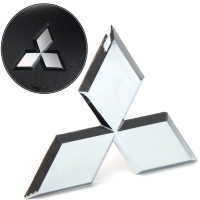 Емблема для Mitsubishi 117x103 мм Xром (MN126476)