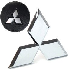 Емблема для Mitsubishi 117x103 мм Xром (MN126476)