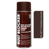 Краска аэрозольная Антиржавчина Deco color 4в1 Rust Blocker 400 мл (RAL 8017) Коричневая
