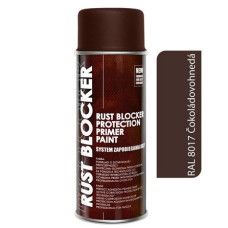 Фарба аерозольна Антиіржа Deco color 4в1 Rust Blocker 400 мл (RAL 8017) Коричнева