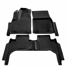 Автомобільні 3D килимки в салон Toyota Land Cruiser 300 2021- Високий борт