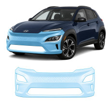 Антигравійна захисна бронеплівка за лекалами для Hyundai Kona OS facelift 2021-2023 - передній бампер