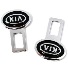 Заглушки ремня безопасности с логотипом KIA 2 шт
