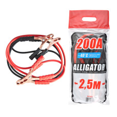 Пускові дроти прикурювання Alligator 200А 2,5 м (BC623)