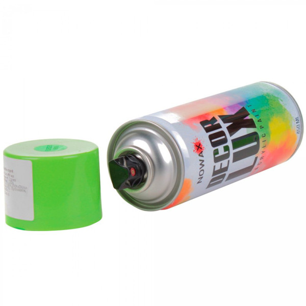 Флуоресцентна фарба Nowax Спрей 450 мл Зелена (green) NX48046