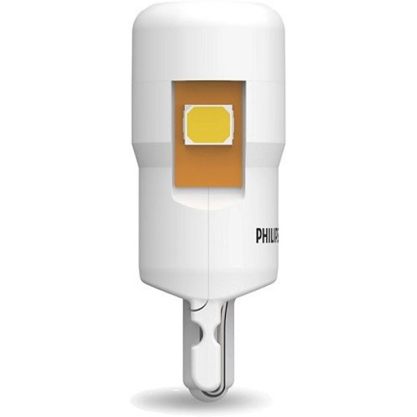 Світлодіод 12V Т10 Philips LED White Ultinon Pro6000 12В W5W (11961CU60X2) 2 шт