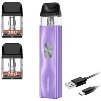 Багаторазовий Pod-Набір Vaporesso Xros 4 Mini 1000mAh 2 мл (Картриджів 0.8 ОМ 3 шт) Ice Purple Пурпурный