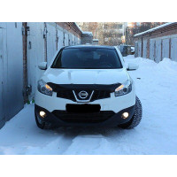 Дефлектор капота мухобойка Nissan Qashqai +2 2010-2014