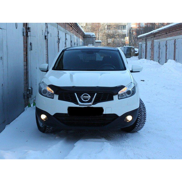 Дефлектор капота мухобойка Nissan Qashqai +2 2010-2014