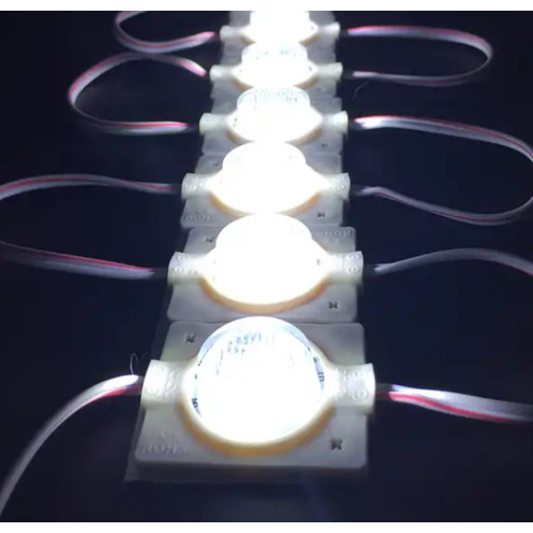 Світлодіодний модуль 12V SMD3030 1,5W 46x32 мм IP67 120lm Біле світло 1 шт