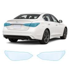 Антигравийная защитная бронепленка по лекалам для Infiniti Q50 V37 facelift 2018-2023 - задние фонари стопы