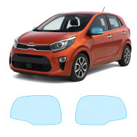 Антигравийная защитная бронепленка по лекалам для Kia Picanto JA 2017-2019 - зеркала