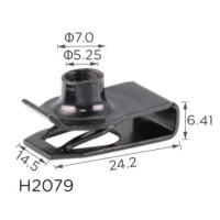 Скоба под винт L-24, 2x14, 5 D=5 Toyota (16462)H2079)