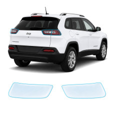 Антигравийная защитная бронепленка по лекалам для Jeep Cherokee KL facelift 2019-2023 - задние фонари стопы