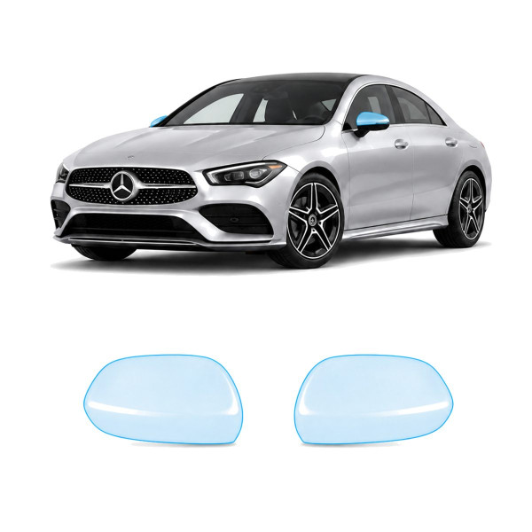 Антигравийная защитная бронепленка по лекалам для Mercedes-Benz CLA C118 2019-2023 - зеркала