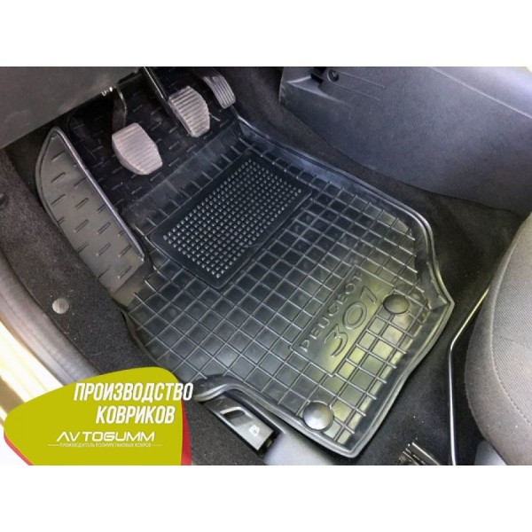 Передні килимки в автомобіль Peugeot 301 2013- (Avto-Gumm)