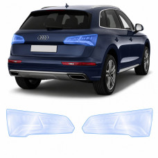 Антигравійна захисна бронеплівка за лекалами для Audi Q5 FY 2017-2020 - задні ліхтарі стопи