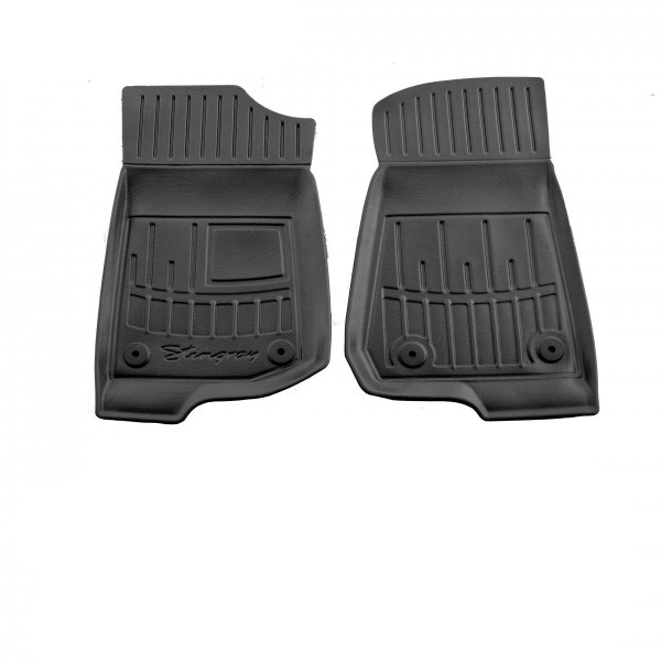 Передние 3D коврики для Jeep Wrangler JL 3 doors 2018- Джип