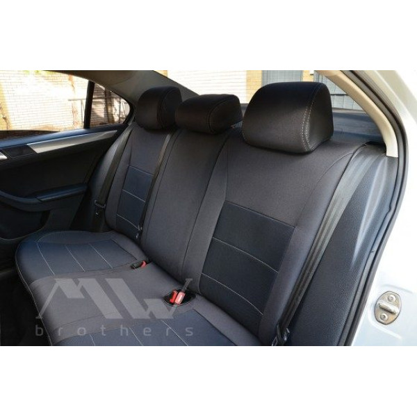 Авточехлы модельные MW Brothers для Volkswagen Jetta VI (2011-2018) Trendline Comfortline Авточехлы (Серия Premium Style)
