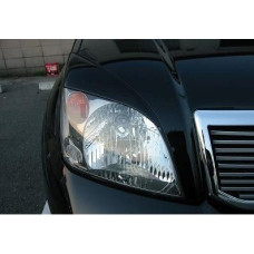 Вії фар Fly для Toyota Land Cruiser Prado 120 03-09 під лінзу Чорні 2 шт