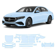 Антигравийная защитная бронепленка по лекалам для Mercedes-Benz E-Class W214 2023- полный кузов