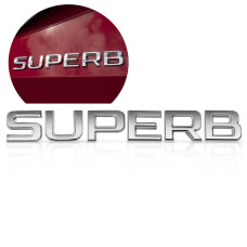 Эмблема надпись Superb скотч 3М 175 x 20 мм Польша