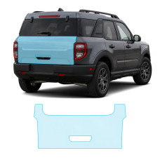 Антигравійна захисна бронеплівка за лекалами для Ford Bronco Sport I 2021-2024 - зона кришки багажника