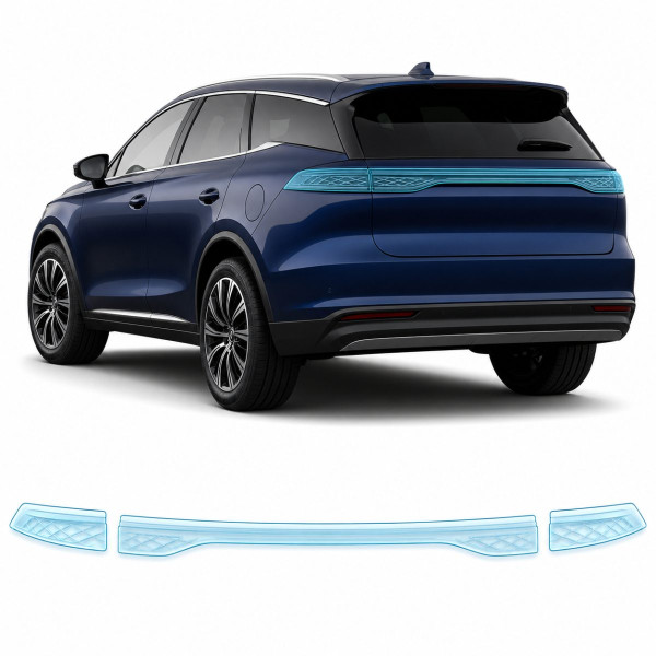 Антигравийная защитная бронепленка по лекалам для BYD Tang III 2023- задние фонари стопы