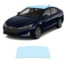 Антигравийная защитная бронепленка по лекалам для Hyundai Elantra AD facelift 2019-2020 - зона крыши