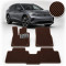 Килимки в салон EVA для Volkswagen ID.4 2020- (Металевий підп'ятник) Коричневі 3 шт