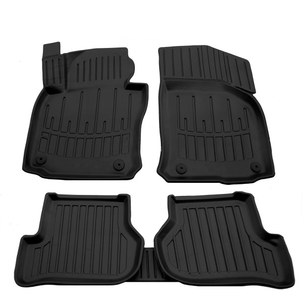 Автомобильные 3D коврики в салон для Skoda Octavia II (A5 2004-2013 Высокий борт