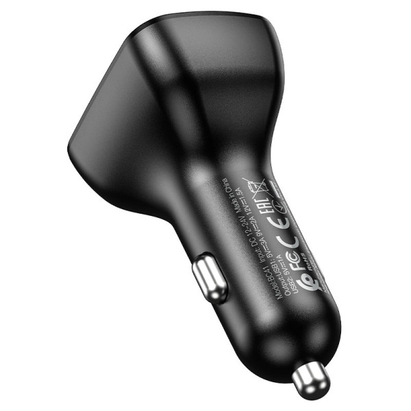 Автомобильный FM модулятор (трансмиттер) Borofone EMINENCY QC3.0 QC3.0 Дисплей (BC41)