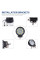 Дополнительная LED фара Ø 147x150x73 mm 27W (3W*9) 10-30V Дальний Spot 1 шт (2701)
