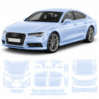 Антигравійна захисна бронеплівка за лекалами для Audi A7 4G 2010-2018 - повний кузов