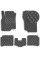 Коврики в салон для Mitsubishi Lancer IX 2003-2007 Экокожа Черные 5 шт (Rombus)