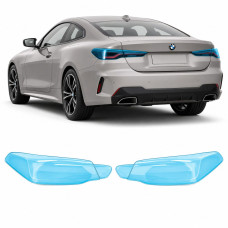 Антигравийная защитная бронепленка по лекалам для BMW 4 Series G22 facelift 2024- задние фонари стопы