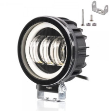 Світлодіодна додаткова LED фара 90х60 mm / Лінза з ДХО / 30W / 10Wх3 / 10-30V / 3500LM / 1 шт