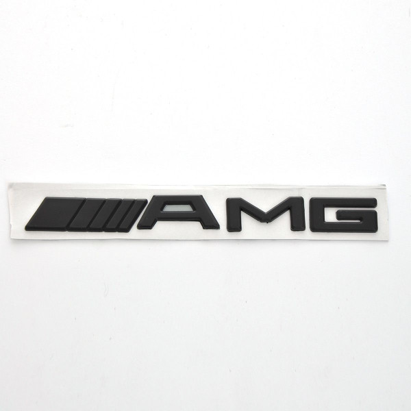 Емблема напис AMG чорний скотч 94 x 28 мм