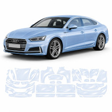Антигравійна захисна бронеплівка за лекалами для Audi A5 F5 2016-2019 - повний кузов
