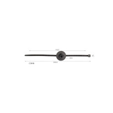 Хомут с фиксатором Volkswagen 6Q0971838B (C3818)