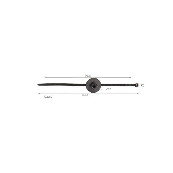 Хомут з фіксатором Volkswagen 6Q0971838B (C3818)