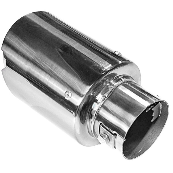 Насадка на глушитель Vitol 153x64x89 мм Хром (НГ-1128)