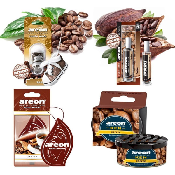 Набір ароматизаторів повітря Areon Coffee Barista