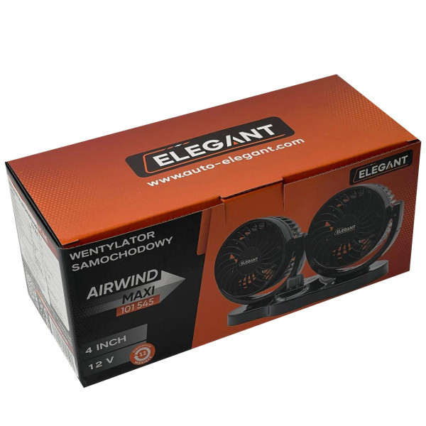 Автомобильный вентилятор Elegant 12V на подставке два режима 10 см (EL101 545)