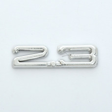Емблема напис 2.3 Audi скотч 7 x 20 мм