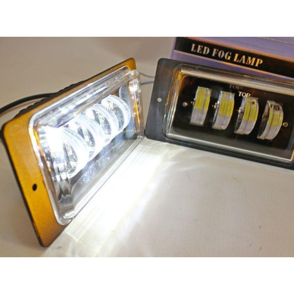 Противотуманные фары LED фары ВАЗ 2110-15 / 60W / Линза / Регулировка высоты / Желтый и белый свет 1 шт