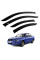 Дефлектори вікон вітровики для Nissan Almera II (N16) Седан 2000-2012 Скотч 3M Voron Glass