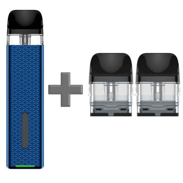 Многоразовый Pod-Набор Vaporesso Xros Mini 1000mAh 2 мл (Картриджей 1 ОМ 3 шт) Синий